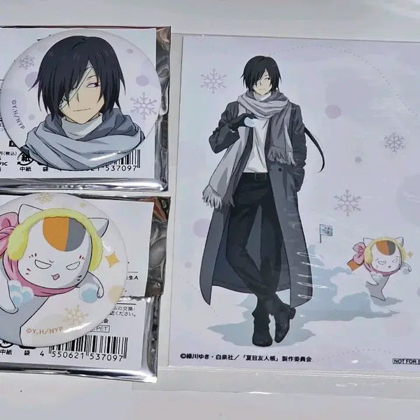 [BUNJANG] Natsume's Book of Friends Winter Matoba Can Badge / 나츠메우인장 겨울 마토바 캔뱃지