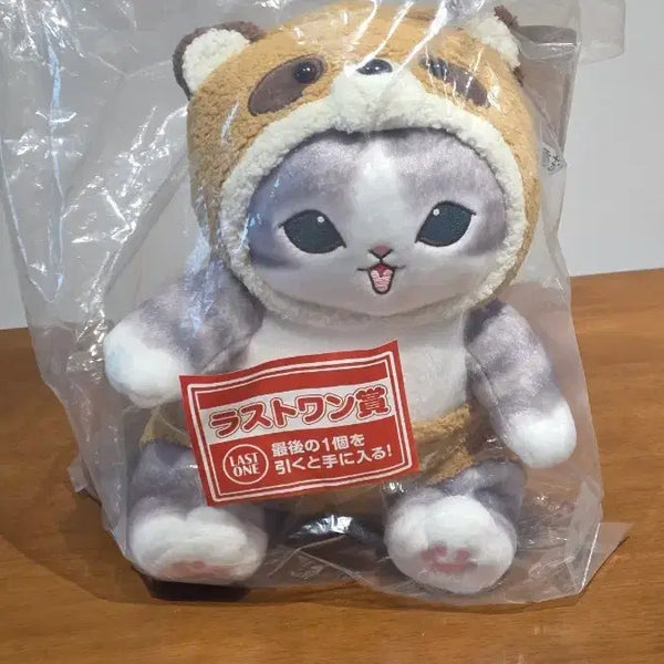 [BUNJANG] Mop Sands Kuji Last One Tanuki Cat Plush / 모프샌드 쿠지 라스트원 너구리고양이 인형
