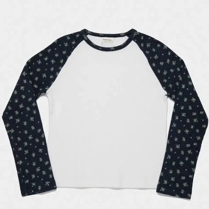 [BUNJANG] Joy Waffle Raglan T-Shirt / 포니테일 조이 와플 래글런 티셔츠