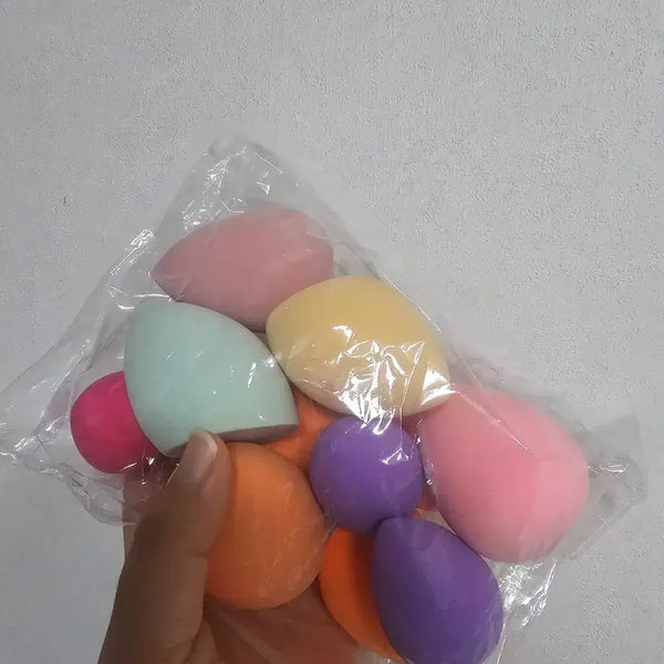 [BUNJANG] Pastel Tone Puff Set (10 pcs) / 퍼프 똥퍼프 10개입 파스텔톤