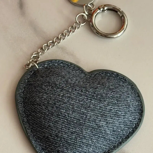 [BUNJANG] Hera Heart Mirror Keyring / 헤라 하트 미러 키링