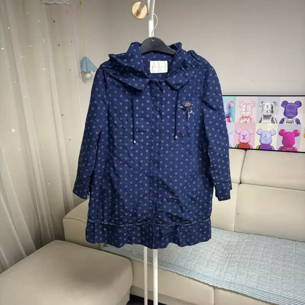 [BUNJANG] GIBI Jacket Navy Pattern / 기비 자켓