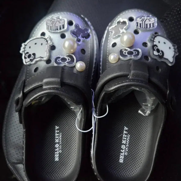 [BUNJANG] Sanrio Hello Kitty Crocs Slippers Size 230 / 산리오 헬로키티 크록스 슬리퍼(택있음) 230