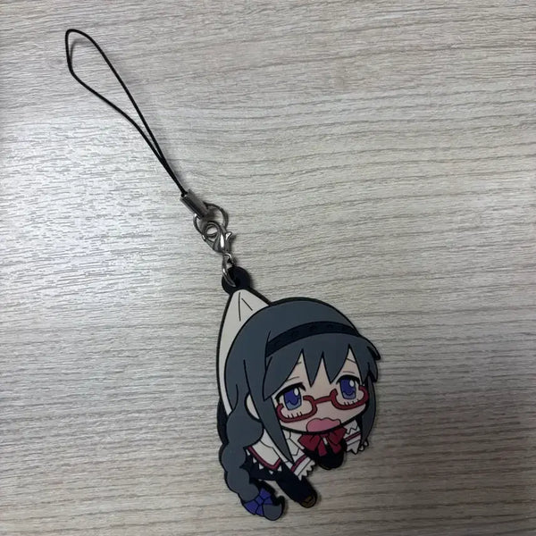 [BUNJANG] Puella Magi Madoka Magica Homura Akemi Keychain / 마마마 호무라 키링