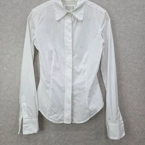 [BUNJANG] Maison Margiela Original Line 1 Hidden Placket Shirt / 마틴 마르지엘라 오리지널 1번 라인 히든 플라켓 셔츠 (38)