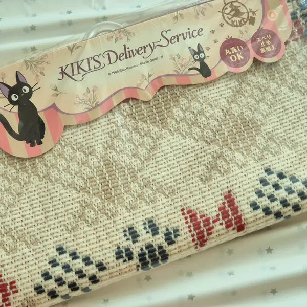 [BUNJANG] Ghibli Kiki's Delivery Service Jiji Jacquard Mat New Interior Decor / 지브리 마녀배달부 키키 지지 쟈가드 매트 새상품 인테리어 방꾸