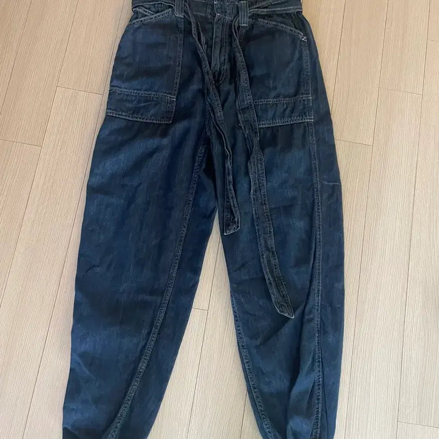 [BUNJANG] Polo Ralph Lauren Denim Jogger Pants / 폴로랄프로렌 데님 밴딩 조거팬츠