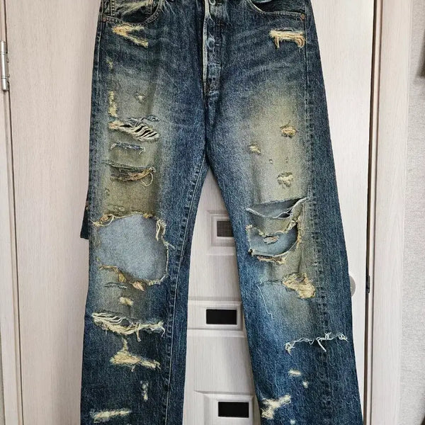 [BUNJANG] Levi's 501 33x34 'Conemill Rigid' Design Edition Jeans / lvc 55501 33x34 미제 콘밀 리지드 디자인작 리바이스 501