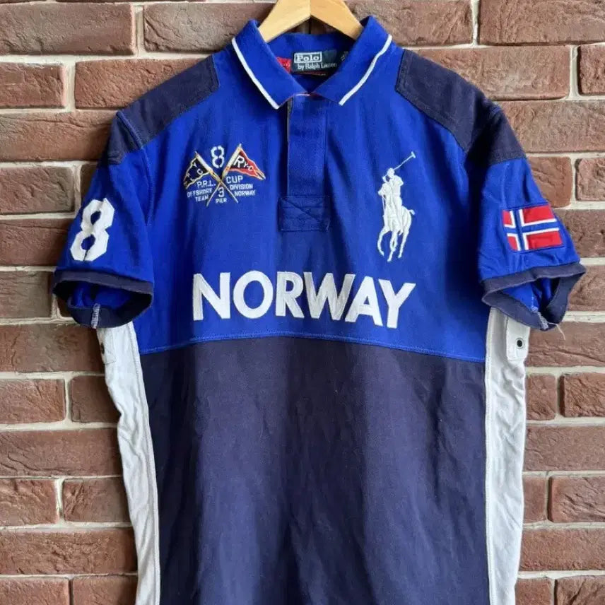 [BUNJANG] Polo Ralph Lauren Big Pony Norway Polo T-Shirt / 폴로 랄프로렌 빅포니 노르웨이 카라티