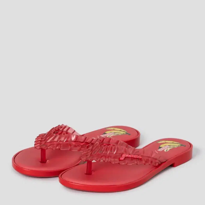 [BUNJANG] Melissa x Ganni Flip Flops Red / 멜리사X가니 플립플락-레드