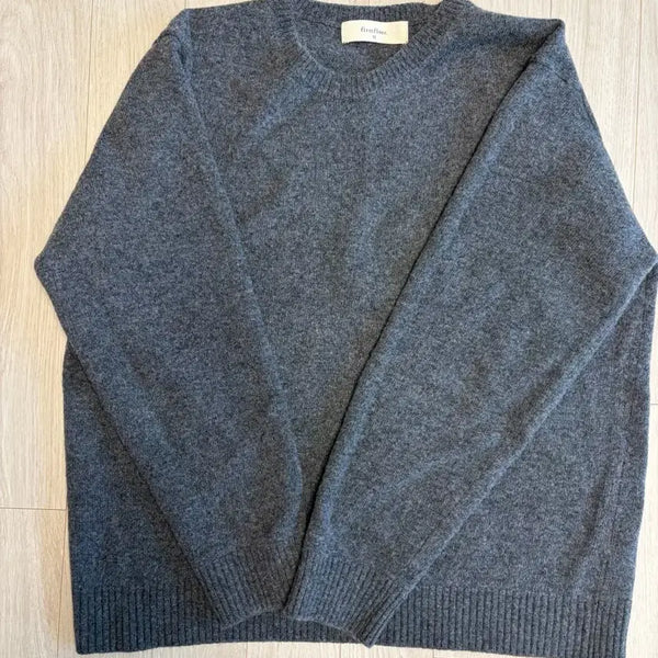 [BUNJANG] Firstfloor Cashmere Knit Charcoal / 52) 퍼스트플로어 캐시미어 니트 차콜