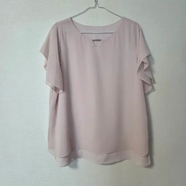 [BUNJANG] Chiffon Round Neck Blouse / 쉬폰 라운드넥 블라우스 77
