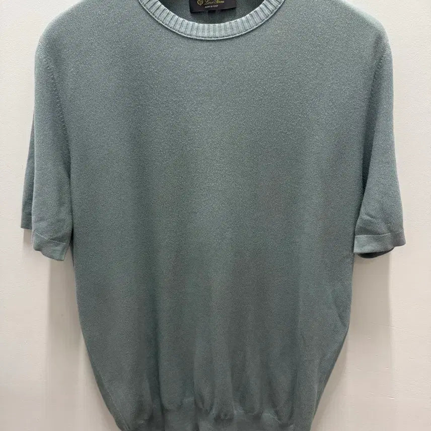 [BUNJANG] Loro Piana Cotton Silk Knit T-shirt / 로로피아나 반팔 니트 코튼 실크