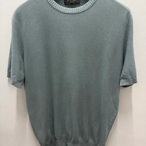 [BUNJANG] Loro Piana Cotton Silk Knit T-shirt / 로로피아나 반팔 니트 코튼 실크