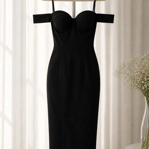 [BUNJANG] Bebe Authentic Slim Fit Off-Shoulder Tube Top Dress / 미국 bebe 정품 슬림핏 드레스 오프숄더 튜브탑 원피스