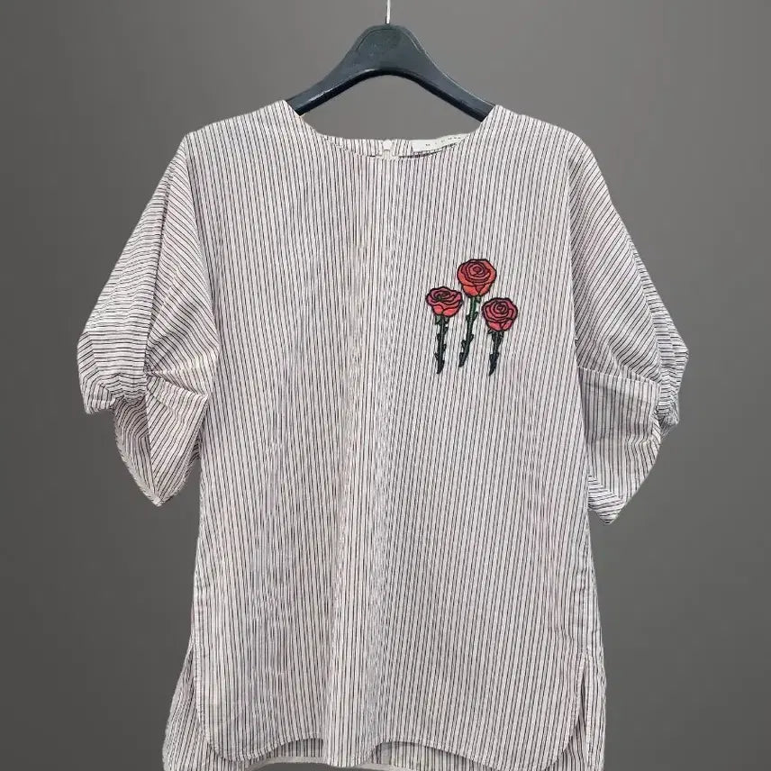 [BUNJANG] MICHAA Striped Blouse / 미샤 스트라이프 블라우스예요