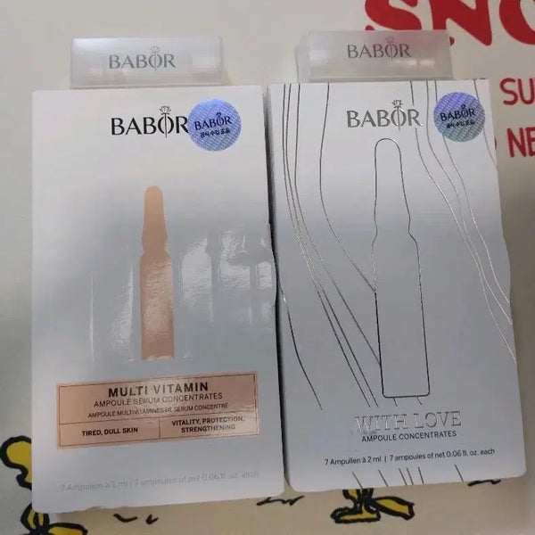 [BUNJANG] BABOR Ampoule Concentrate Multi-Vitamin & White Collection Bundle Set / 바버 앰플 일괄 BABOR