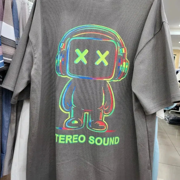 [BUNJANG] Oversized Graphic T-Shirt / 남반팔티