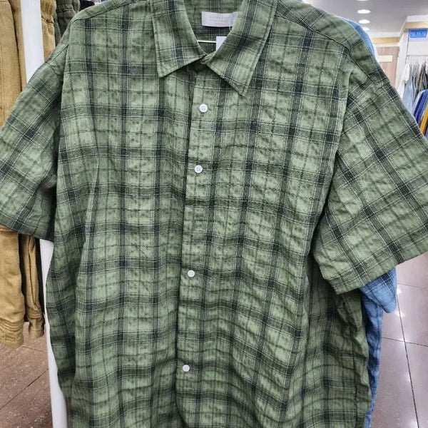 [BUNJANG] Men's Casual Checked Shirt / 남성캐주얼남방