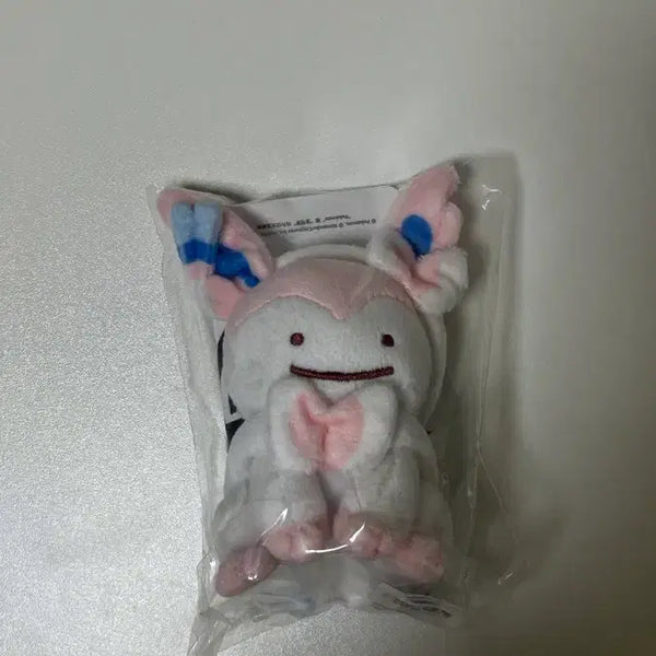 [BUNJANG] Pokemon Transform Ditto Sylveon Mascot Keychain Plush (Sealed) / 당일배송, 미개봉) 포켓몬 변신 메타몽 님피아 마스코트 키링 인형