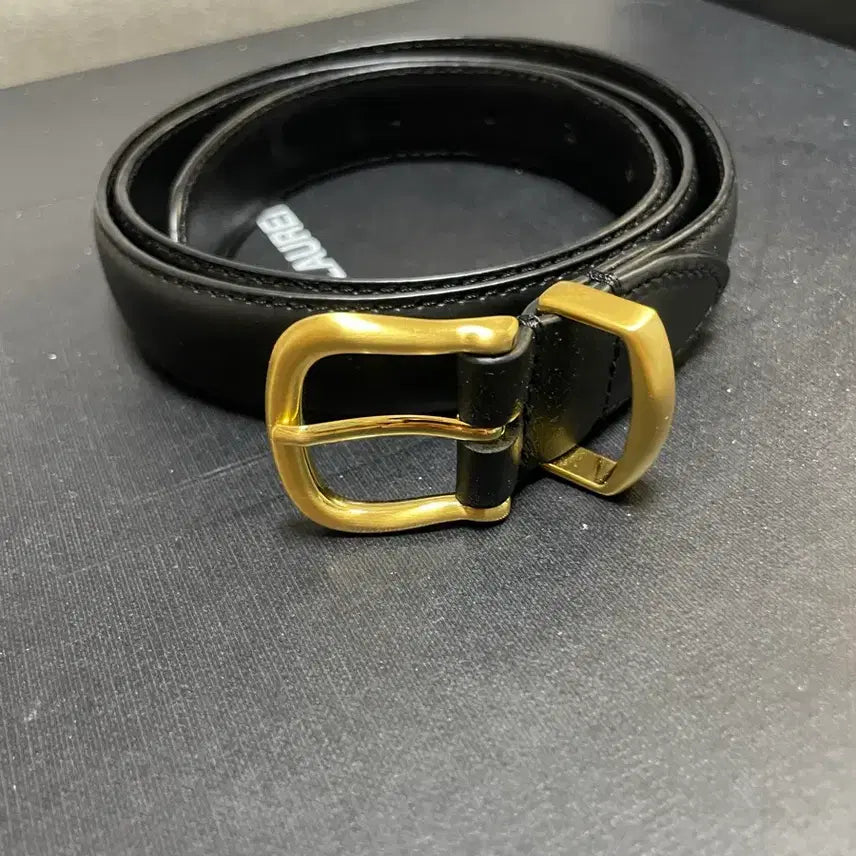 [BUNJANG] Savage Gold Buckle Belt / 세비지 벨트