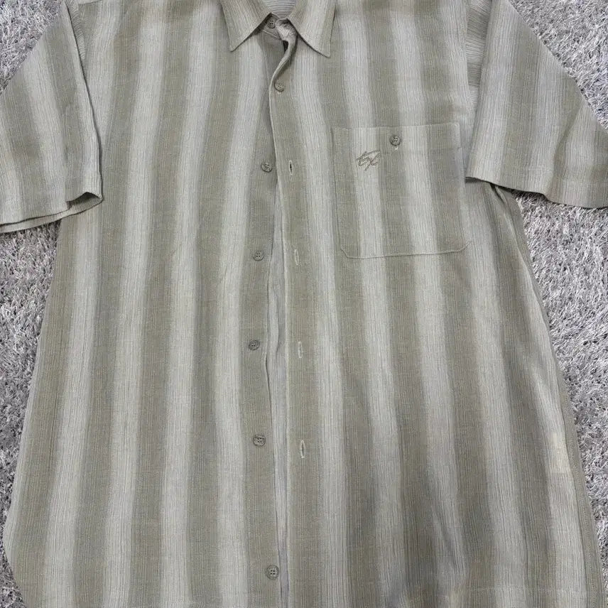 [BUNJANG] Bonton Striped Pattern Shirt Size 100-105 / 일제 본톤셔츠 사이즈 100-105