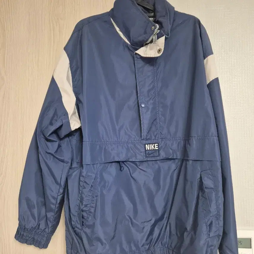 [BUNJANG] Nike Windbreaker Jacket Navy L / 나이키 바람막이 점퍼 남색 L