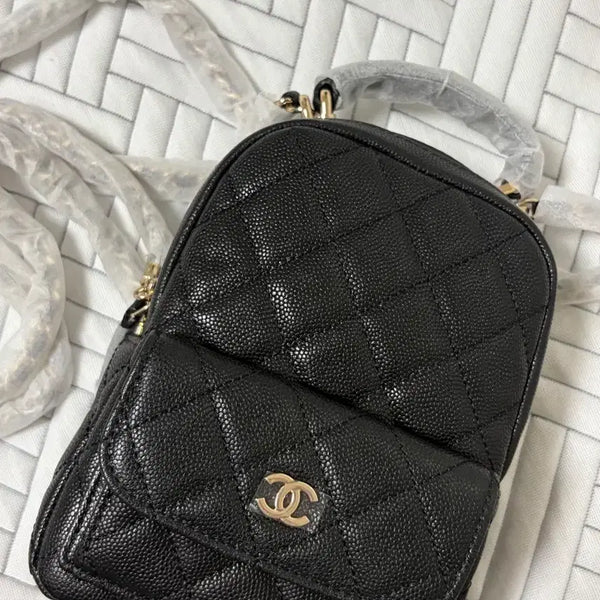 [BUNJANG] Chanel Cruz Mini Backpack Caviar Black / 샤 크루즈 미니백팩 캐비어 블랙 완전 새상품