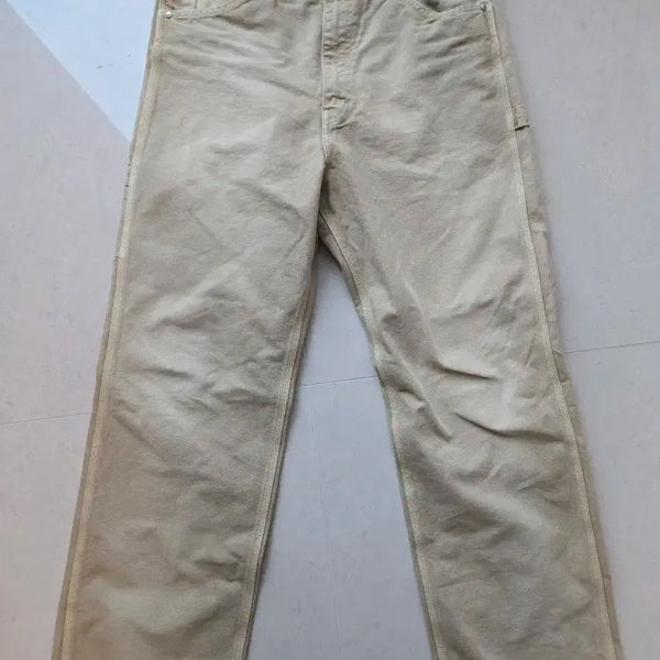 [BUNJANG] Ourlee Organic Cotton Duck Pants Light Beige / 오라리 오가닉 코튼 덕 팬츠 라이트베이지 5