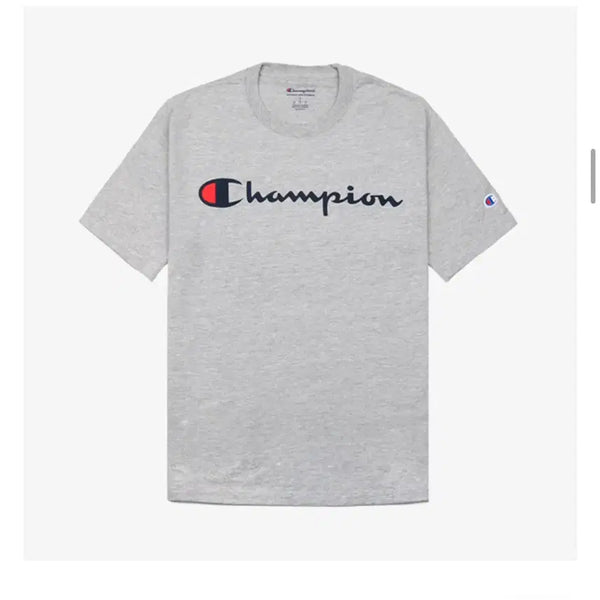 [BUNJANG] Champion Short Sleeve T-Shirt Gray / 챔피온 반팔 티셔츠 그레이