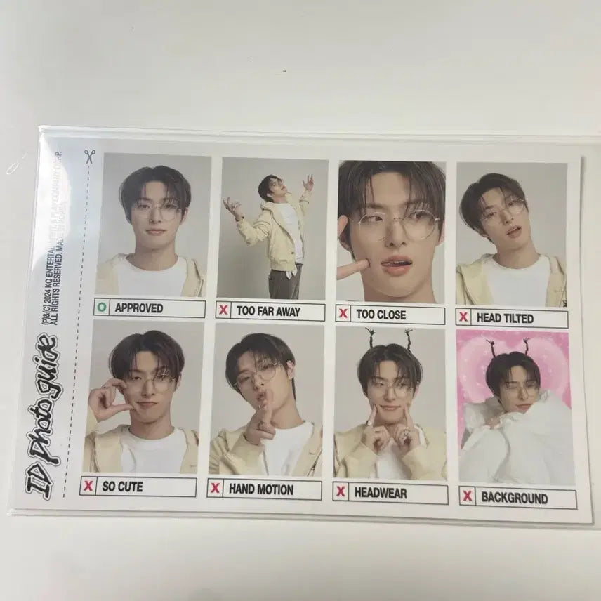 [BUNJANG] Ateez Mingi Season's Greetings Proof Photo / 에이티즈 민기 ateez 시즌그리팅 증사 증명사진