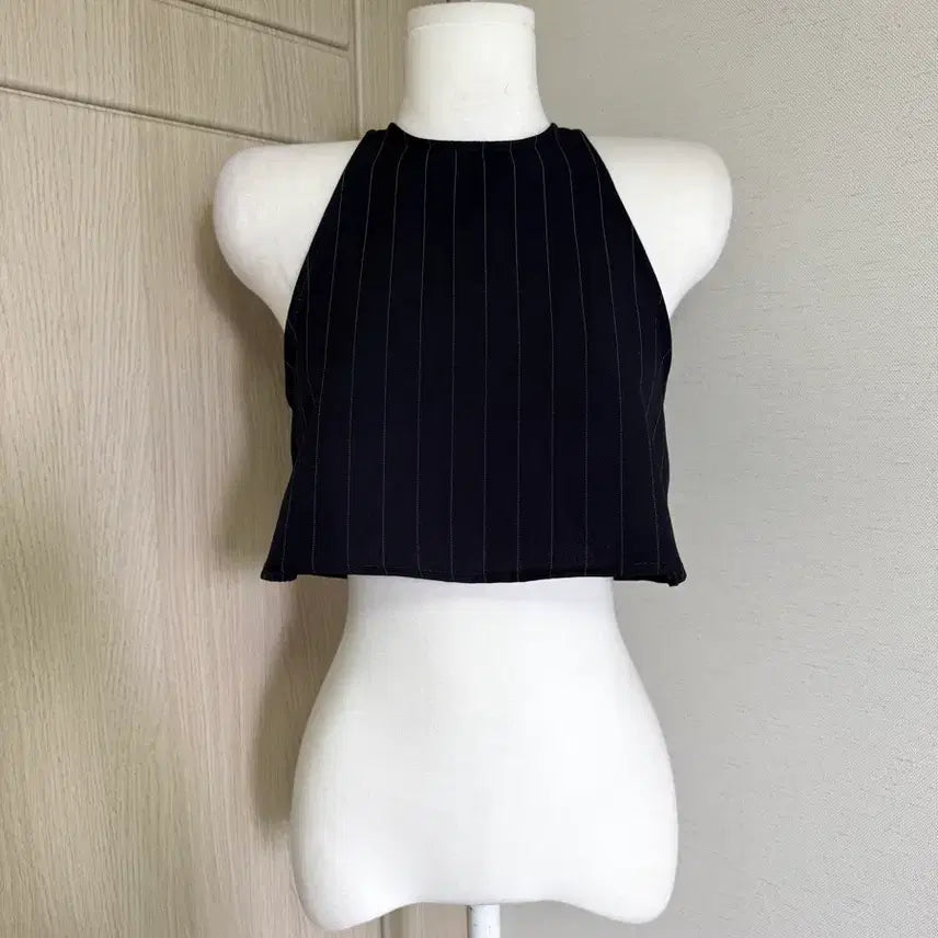 [BUNJANG] American Apparel Striped Halter Tank Top XS / 아메리칸어패럴) 스트라이프 홀터 나시 탑