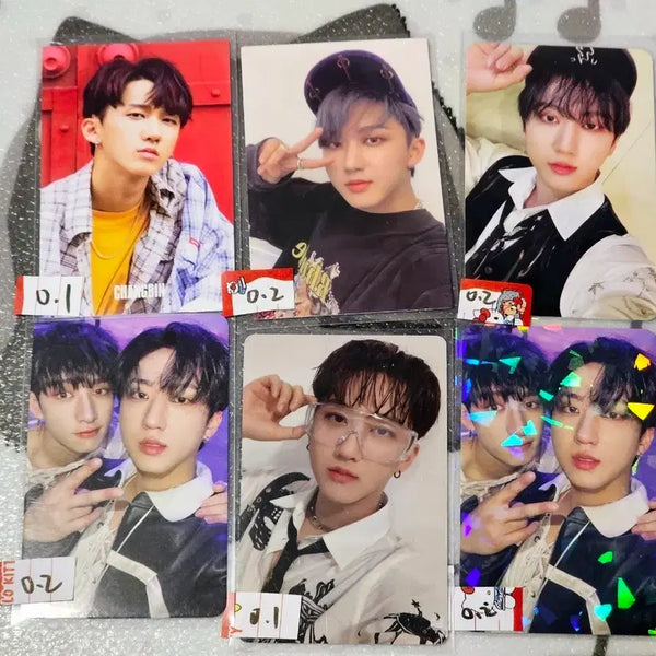 [BUNJANG] Stray Kids Changbin Bang Chan Bundle Set Photocard / 일관 !스키즈 포카 양도 창빈 방찬