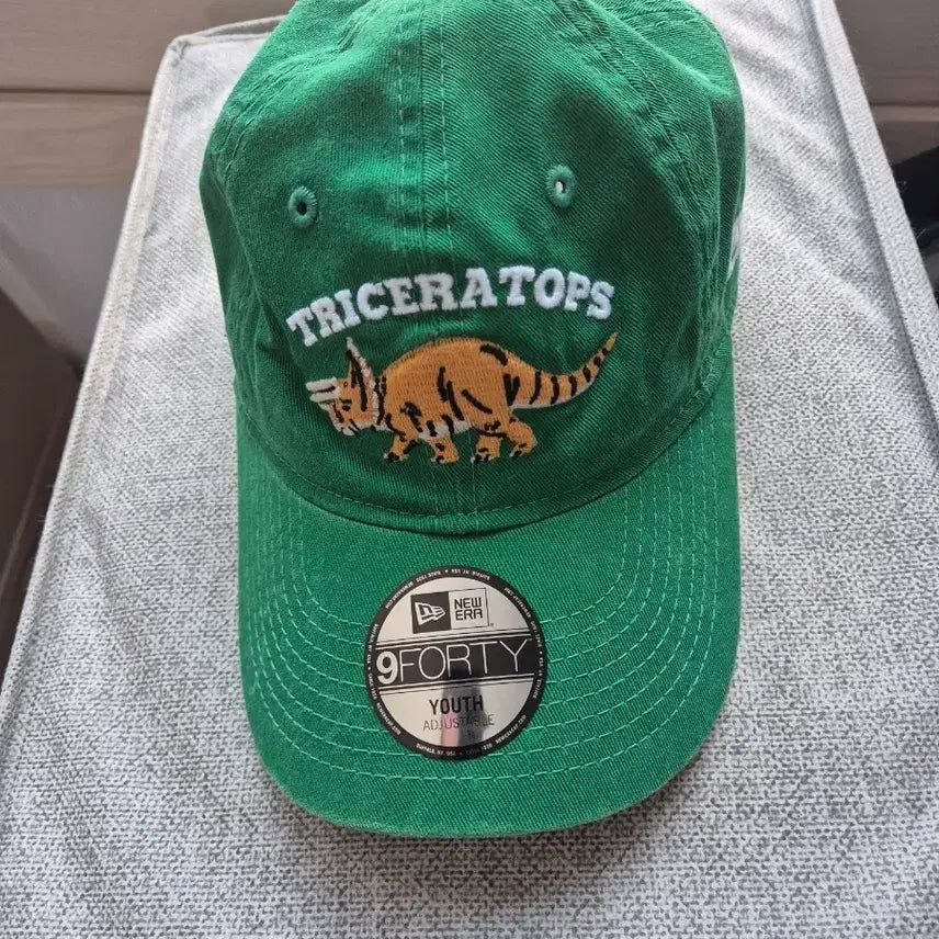 [BUNJANG] New Era 940 Triceratops Cap Green Kids / 뉴에라 940 트라이케라톱스 볼캡 그린 키즈
