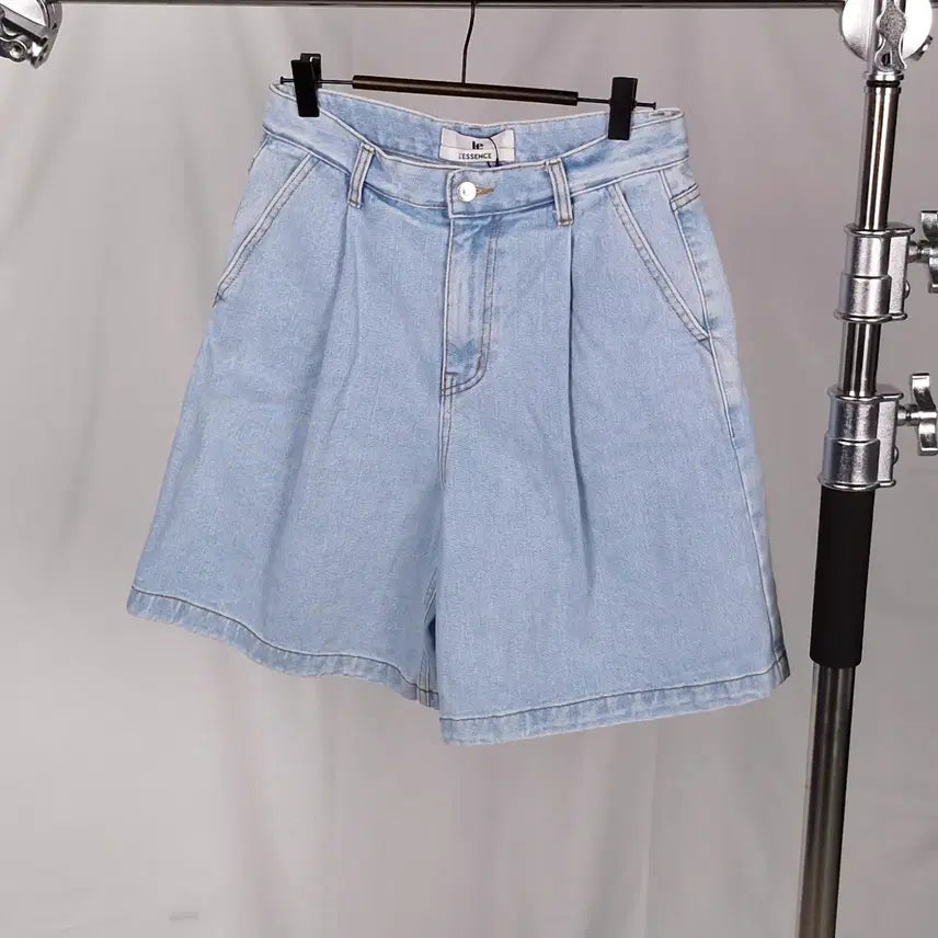 [BUNJANG] LE Pinched Denim Shorts / LE 르 핀턱 데님 쇼츠 M_A311