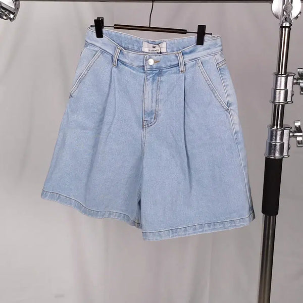 [BUNJANG] LE Pinched Denim Shorts / LE 르 핀턱 데님 쇼츠 M_A311