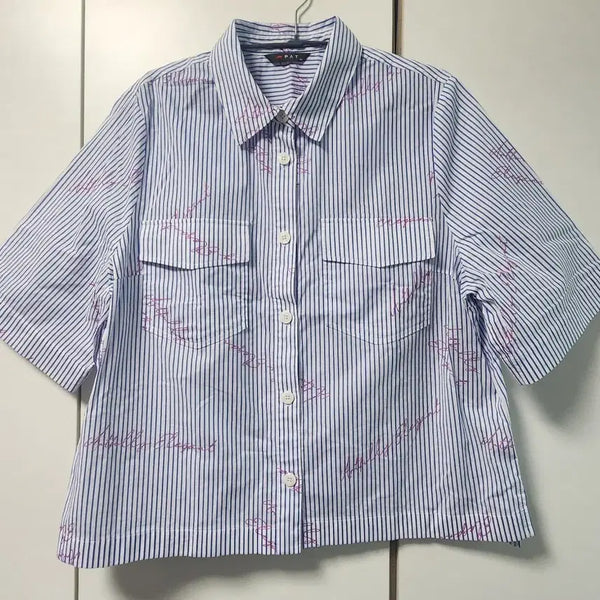[BUNJANG] PAT Striped Shirt Size 105 (New) / PAT 스트라이프 셔츠 105사이즈(새상품)