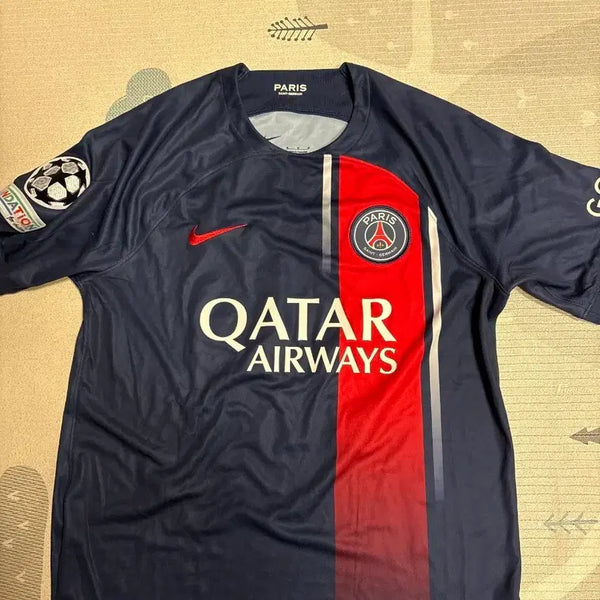[BUNJANG] Paris Saint-Germain (PSG) 2023-2024 Champions League Home Jersey - Lee Kang-in Debut Season / 현지 홈구장 구매) 23-24 PSG 이강인 데뷔 시즌 챔스 유니폼