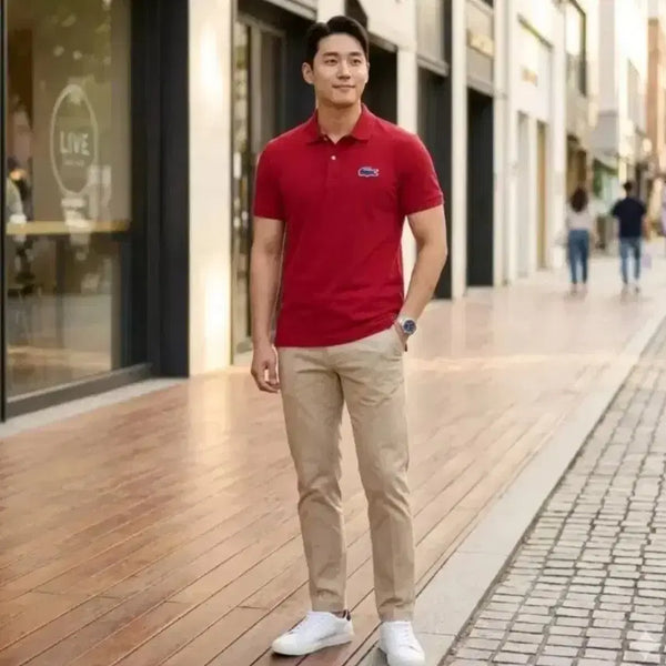 [BUNJANG] Lacoste T-Shirt Men's Size 100 / (무료배송)라코스테 티셔츠 남 100