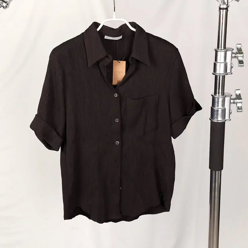 [BUNJANG] OUIE Krinkle Short-Sleeve Shirt / OUIE 우이 크링클 반소매 셔츠 F_A301