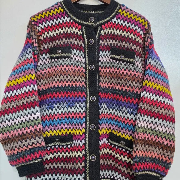 [BUNJANG] CARION Pattern Knit Cardigan / CARION 패턴 가디건