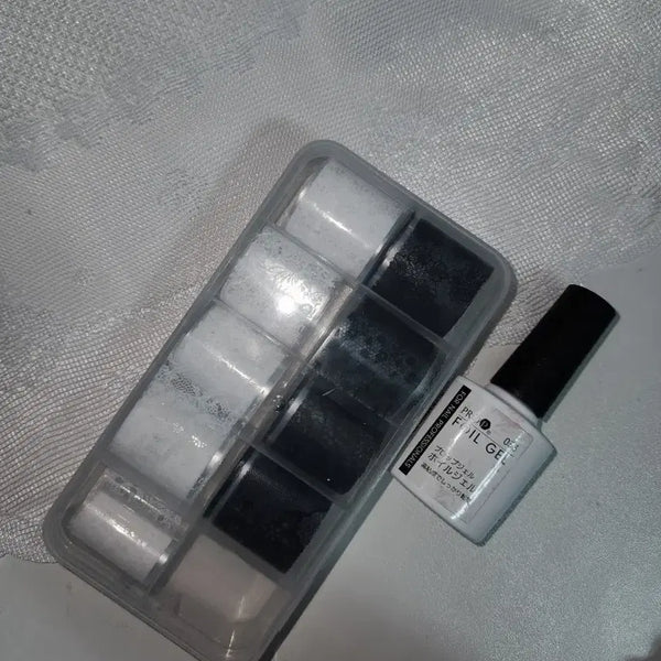 [BUNJANG] Nail Lace Foil Gel Nail Tips Set / 네일 레이스 호일 전용젤 네일팁2 일괄