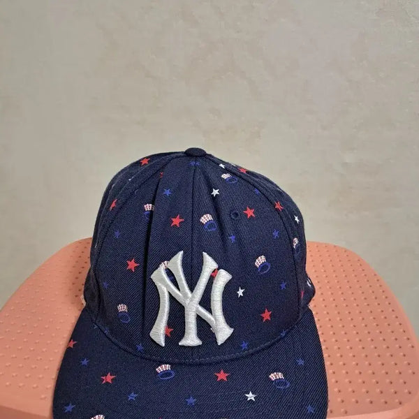 [BUNJANG] New Era MLB New York Yankees Star Pattern Cap / 뉴에라 MLB 뉴욕 양키스 별 패턴 캡