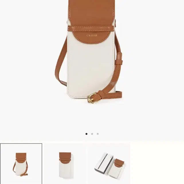 [BUNJANG] Carin Demi-Lune Portable Accessory Case / 새상품) 카린 휴대용 소지품 케이스