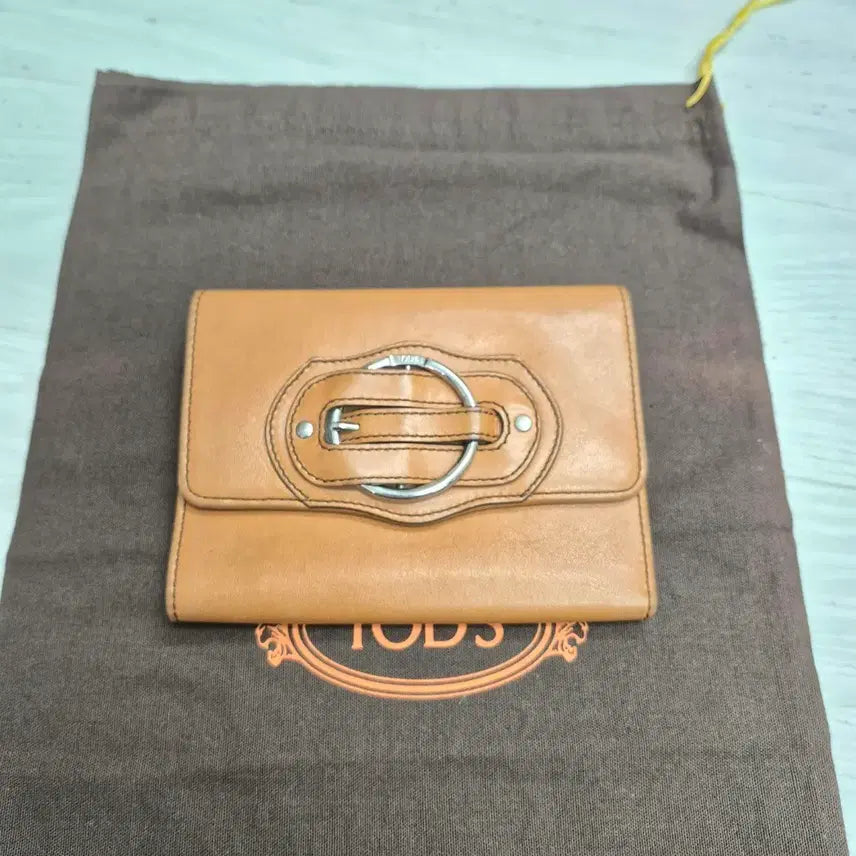 [BUNJANG] Tod's Leather Bifold Wallet / (정품)토즈 가죽 중지갑//상태양호