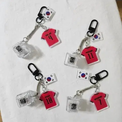 [BUNJANG] National Team Player LED Light-Up Keycap & Acrylic Keyring / LED1구키캡과국대아크릴키링