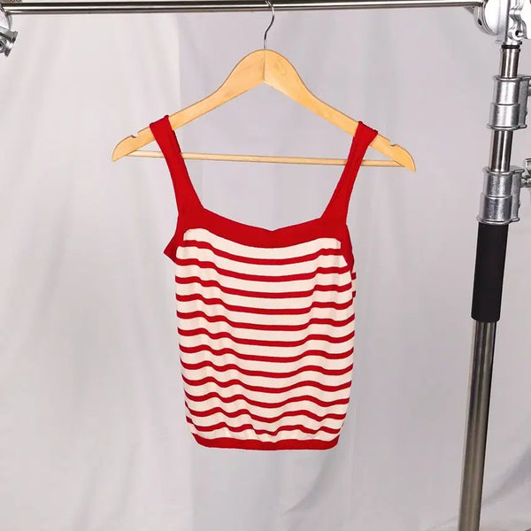 [BUNJANG] Siero Stripe Knit Top S_PA077 / Siero 시에 스트라이프 니트탑 S_PA077