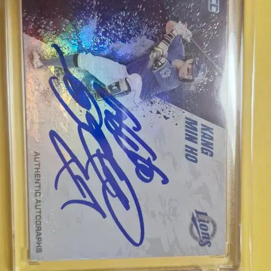 [BUNJANG] SCC 2026 Samsung Kang Min-ho Autograph 12/12 Limited Card / SCC 2026 삼성 강민호 오토 12/12한정 카드