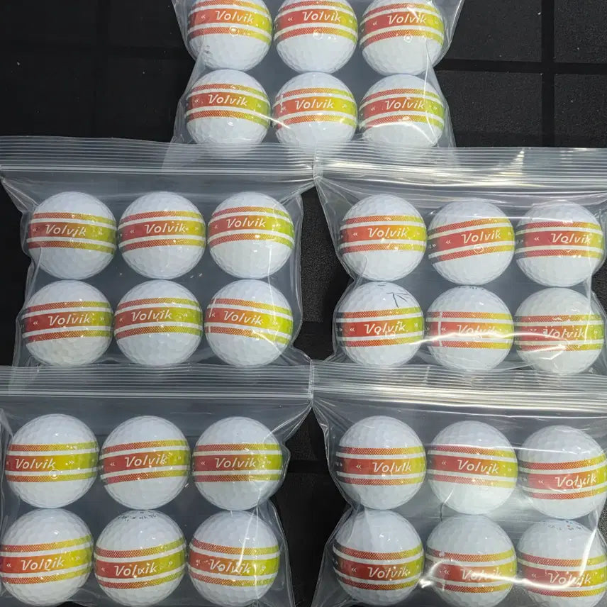 [BUNJANG] Volvik Vista3 A Grade 3-Piece Prism 360 Used Golf Balls (30 pcs) / 볼빅 비스타3 A급 3피스 프리즘360 로스트볼 30구 중고골프공