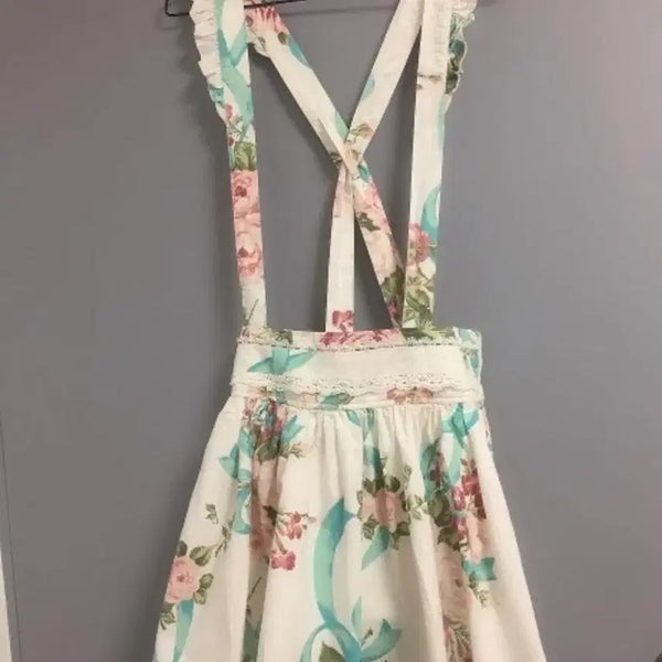 [BUNJANG] LIZ LISA Classic Floral Jumper Skirt / 리즈리사 고전 핀터깔 대대장 히메카지 라떼갸루 히메갸루 플로럴 점퍼스커트